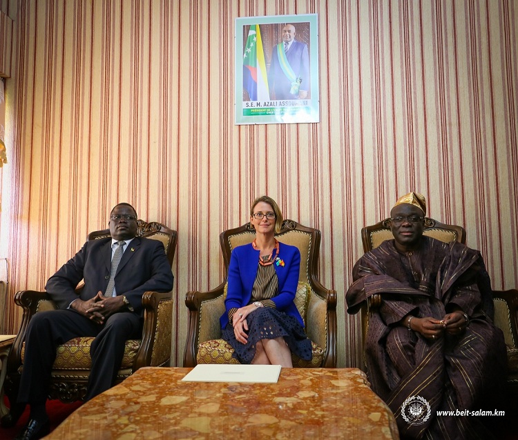 image Coopération internationale / Les ambassadeurs d’Australie, du Sud Soudan et du Benin présentent leurs lettres de créance